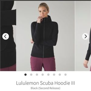 COPY - Lululemon black Scuba hoodie.  Size 4. EUC